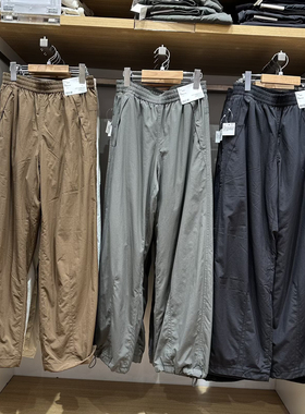 日单2025冬季新款女装保暖休闲加绒工装裤伞兵裤阔腿裤长裤479402