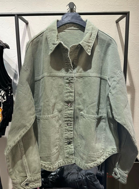 ZA新款女装甜美时尚贴袋饰Z1975 牛仔夹克外套 0108034 505