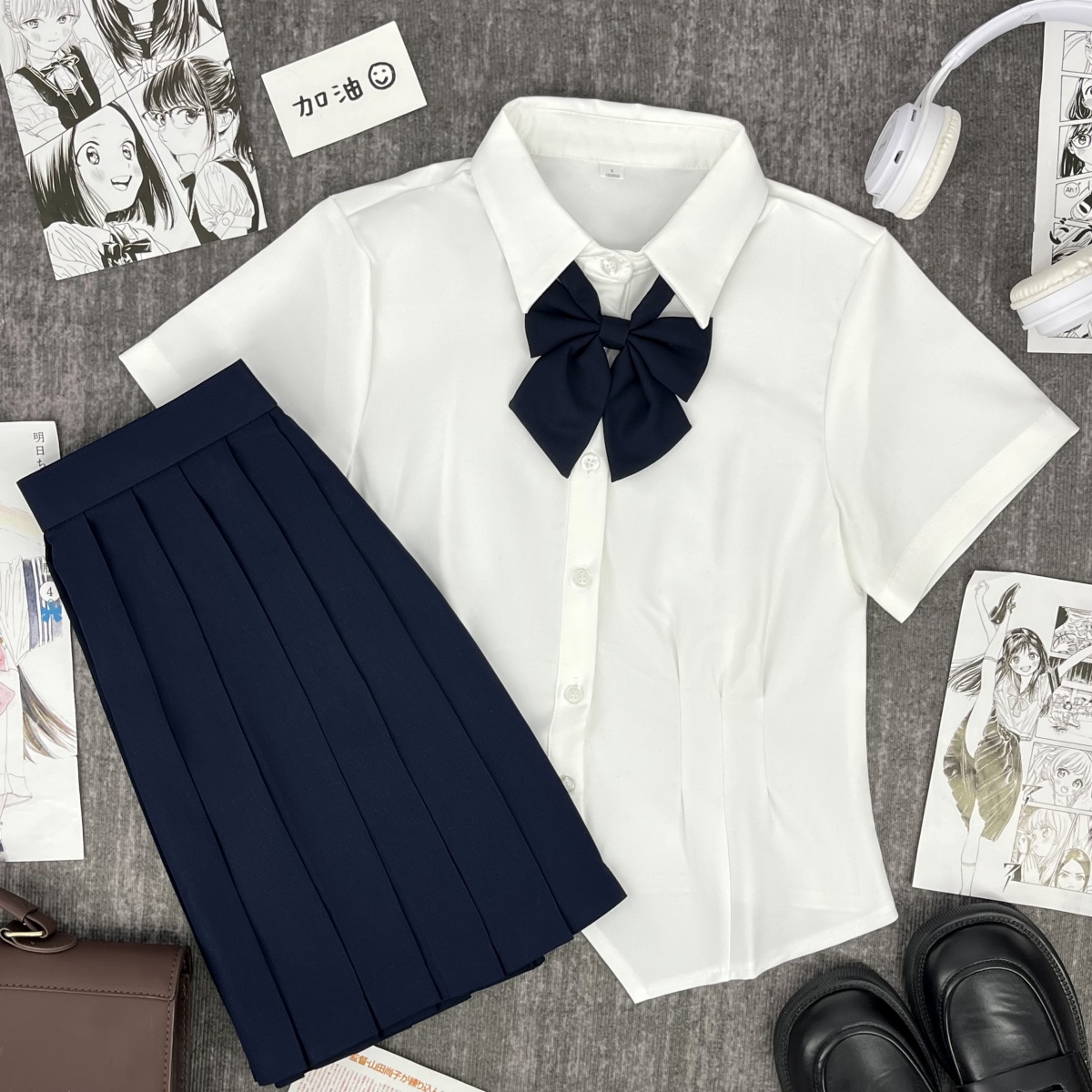 原创JK制服甜系学生装日系学院风