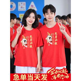 毕业班服定制t恤中考高考金榜题名百日誓师大会文化衫送考衣服装