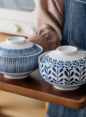 餐典CANDIAN手绘小炖盅家用汤盅炖罐汤罐蒸鸡蛋碗瓦罐汤专用碗