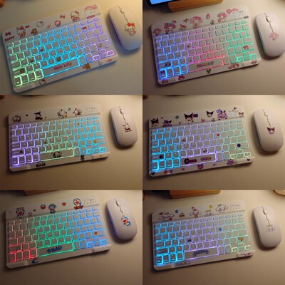 联想Tab P12/11 Pro平板发光无线蓝牙键盘静音轻巧磁吸妙控鼠标