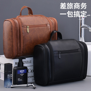 大号多功能男士挂钩洗漱包干湿分离大容量便携式化妆护肤品收纳包