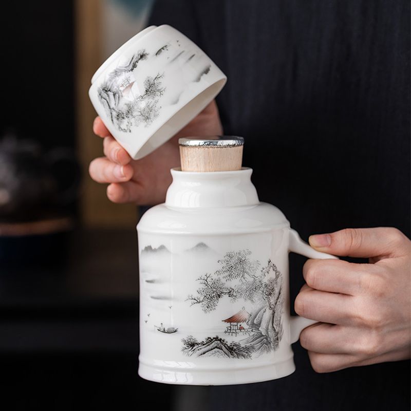 陶瓷防烫闷茶果汁壶44