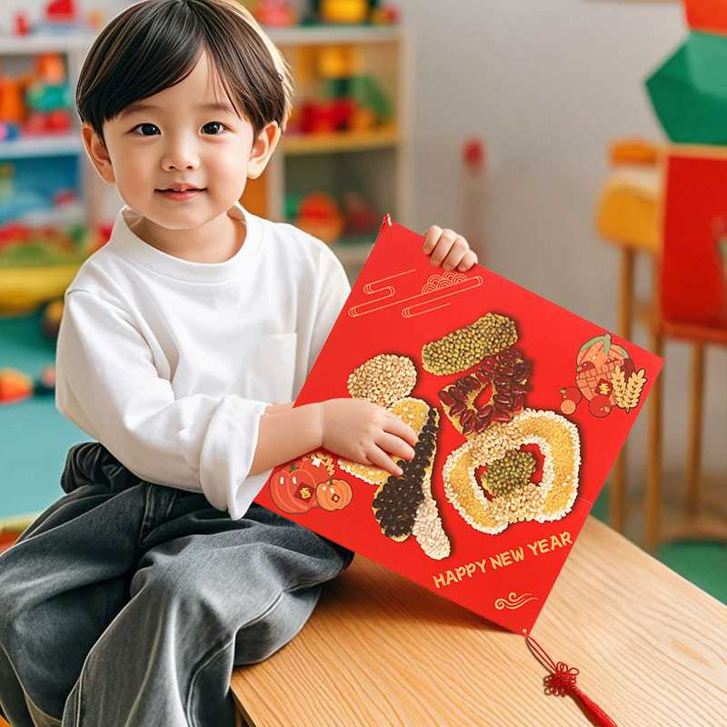 2027新年五谷福字挂件材料包