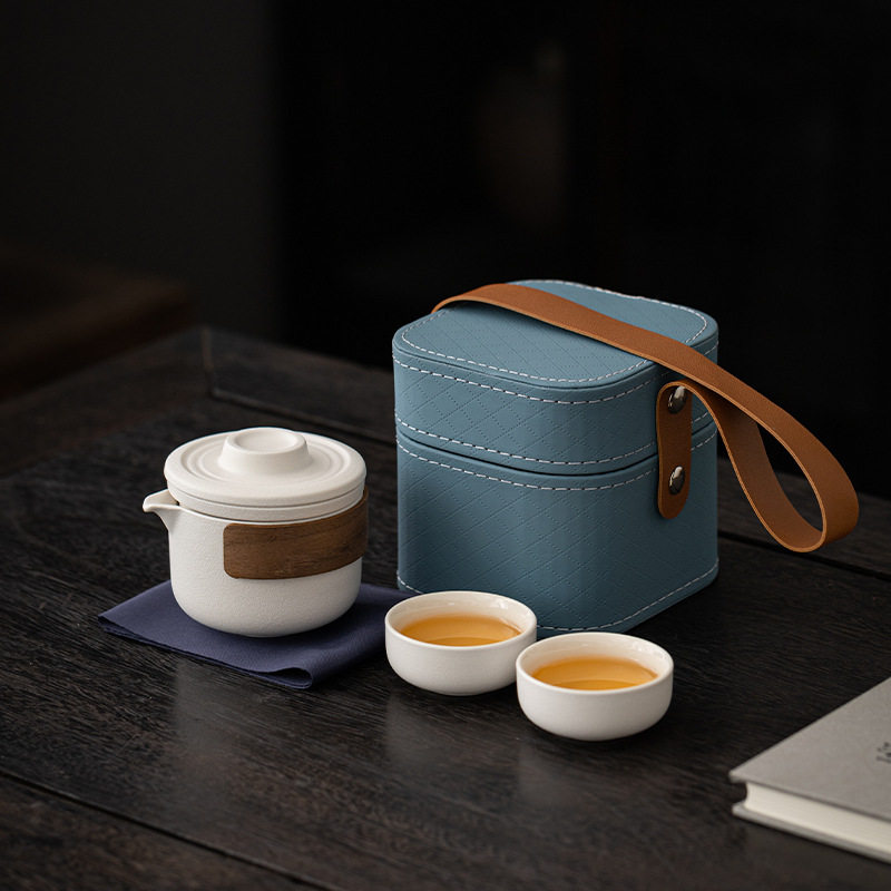 旅行茶具一壶二杯快客杯