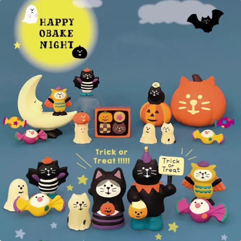 万圣节南瓜猫DIY潮玩创意礼物