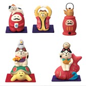 新年三毛猫日式 饰桌面摆件拍照道具 猫ZAKKA福猫咪系列迷你摆设装