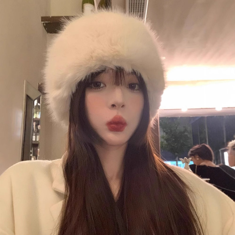 毛绒帽2024新品秋冬氛围感加绒大头围帽子假发一体可拆卸保暖,美发护发/假发,帽子假发,淘宝优惠券,粉丝福利购,淘宝优惠卷