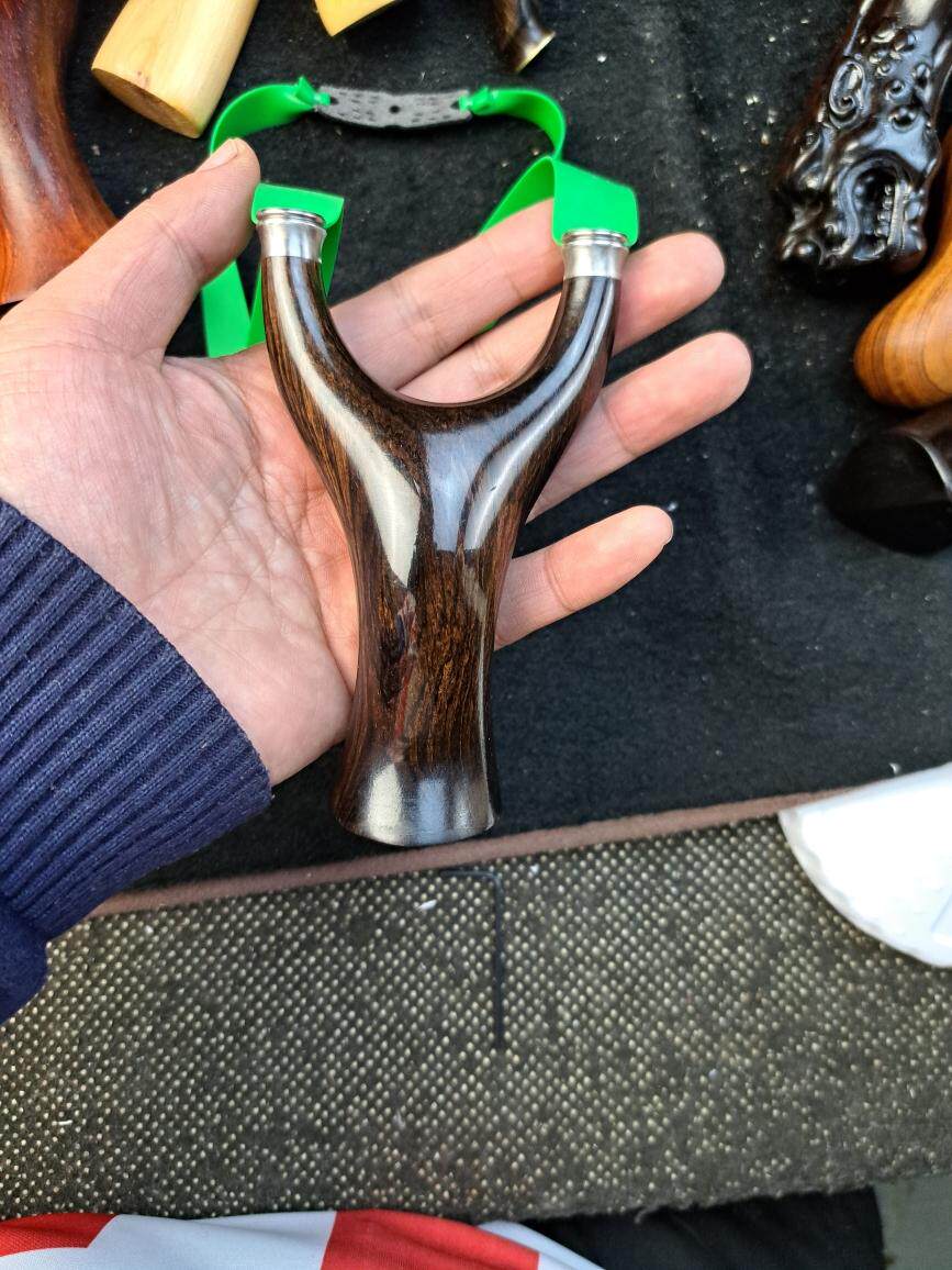 乌木紫光檀经典款式独家设计超好用就是精准度高快压免绑限量弹弓