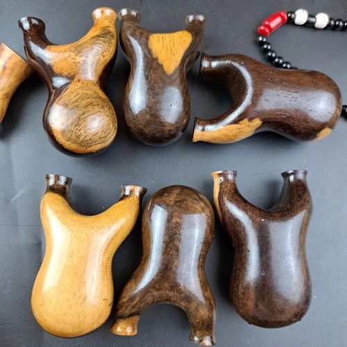 黑檀掌中宝口袋弹弓沉水级别原木弓户外小弓门弹弓架实战灵动弹弓