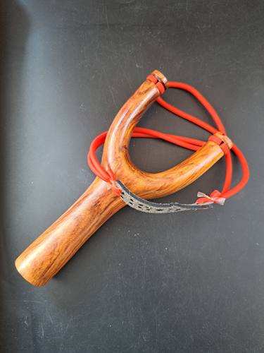 黄花梨双孔70直板飞虎叉弹弓高度150撑头14纯实木户外精准深弓门