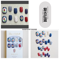 mini short series cute nail stickers Soft and adorable Instagram playful detachable student wearable false nail pads thumbnail 8
