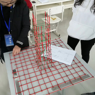 DIY建筑构造钢筋模型 钢筋绑扎规范教学实训培训教学模型