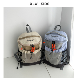 小孩成人通用~儿童户外登山包幼儿园露营出游便携大容量双肩背包