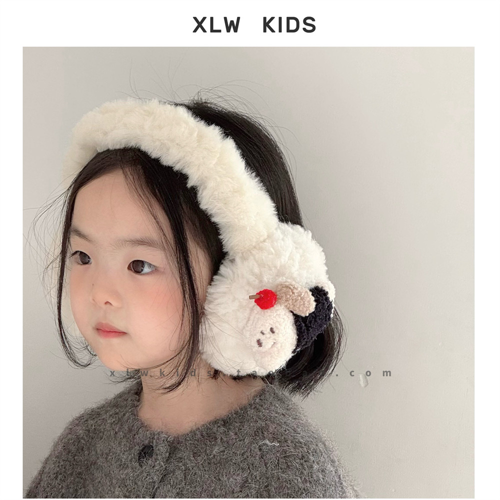 秋冬氛围感小狗毛绒耳暖女童护耳罩软萌宝宝保暖可爱防风儿童耳套,童装/婴儿装/亲子装,耳套/耳暖,淘宝优惠券,粉丝福利购,淘宝优惠卷