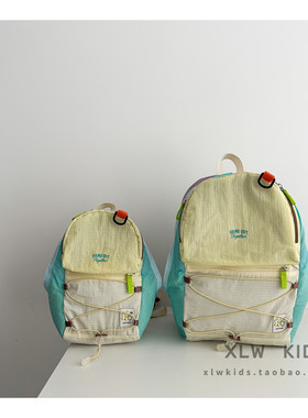 薄荷绿ins风轻便幼儿园双肩包