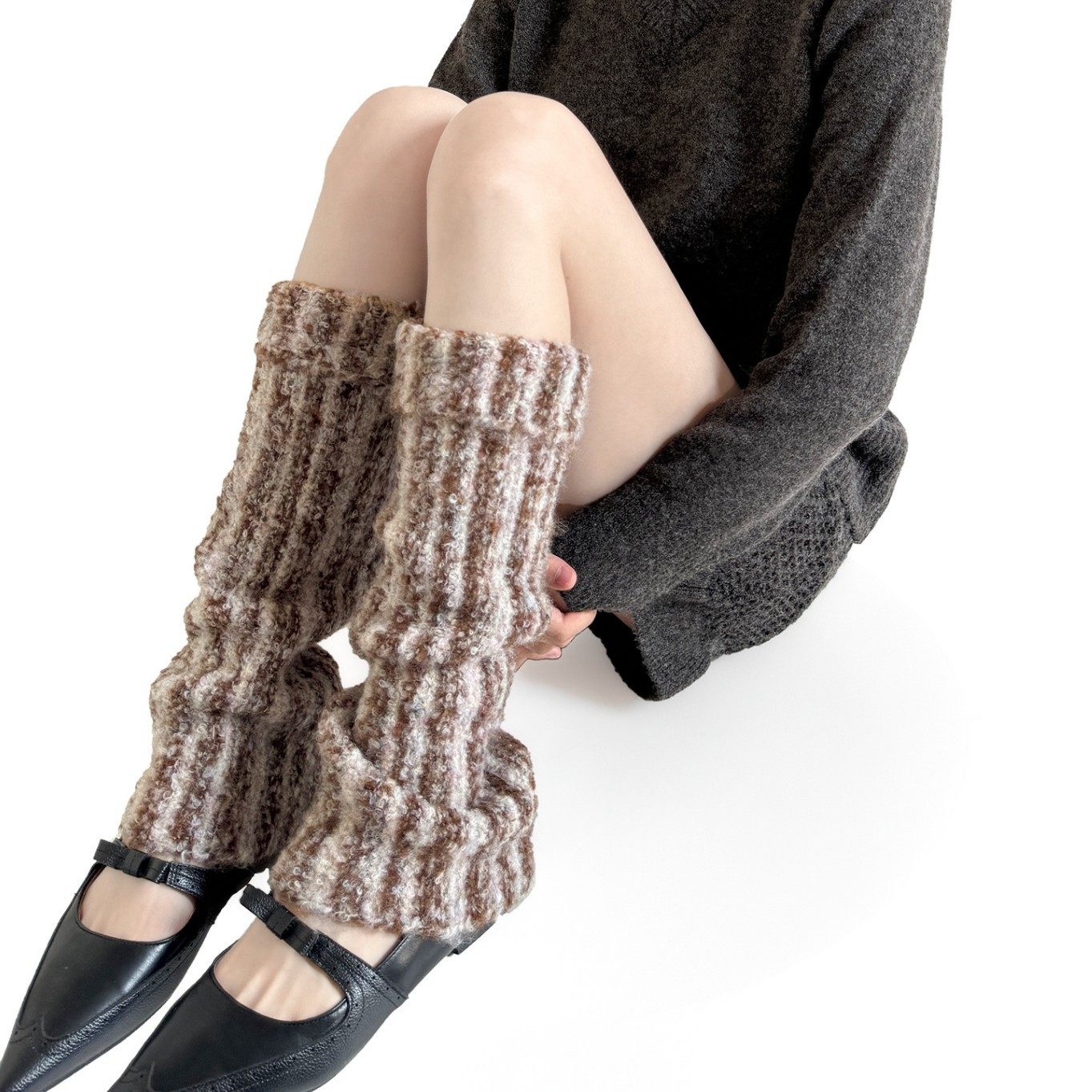 秋冬保暖加厚翻边羊毛渐变袜套女个性复古拼色条纹中筒袜外穿腿套,女士内衣/男士内衣/家居服,长筒袜,淘宝优惠券,粉丝福利购,淘宝优惠卷