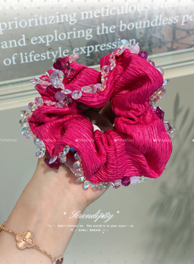 FAFA原创韩国发饰施华洛【弗洛伊德】高级感不撞款发圈