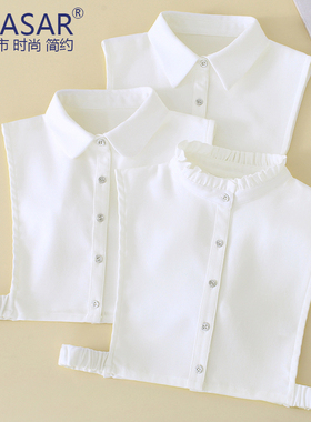 新款灯芯绒加厚假领子女百搭假领春秋冬季高档衬衫衬衣配毛衣卫衣