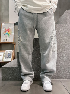 男阔腿裤 2026春季 百搭休闲卫裤 潮牌CH时尚 新款