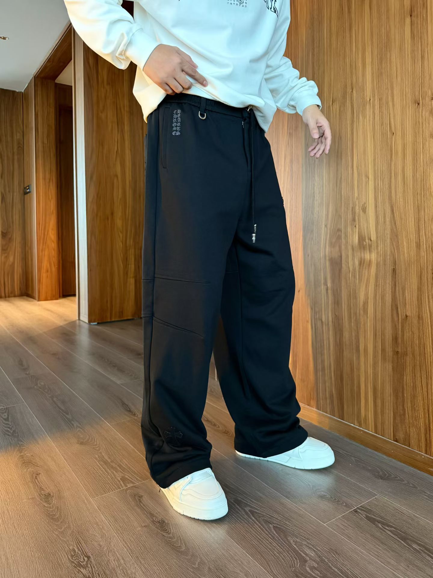 2025秋冬新款潮牌CH男士休闲裤时尚百搭直筒裤