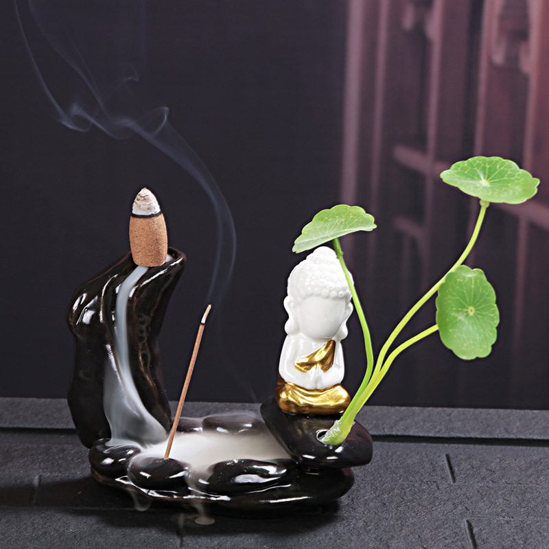 倒流香炉紫砂清泉石上流香熏炉