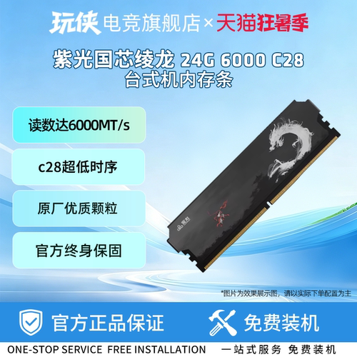 紫光国芯绫龙24G6000C28台式机