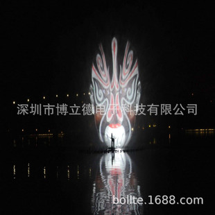 户外激光水幕投影水幕电影安装施工设备公司设计音乐喷泉3D大型