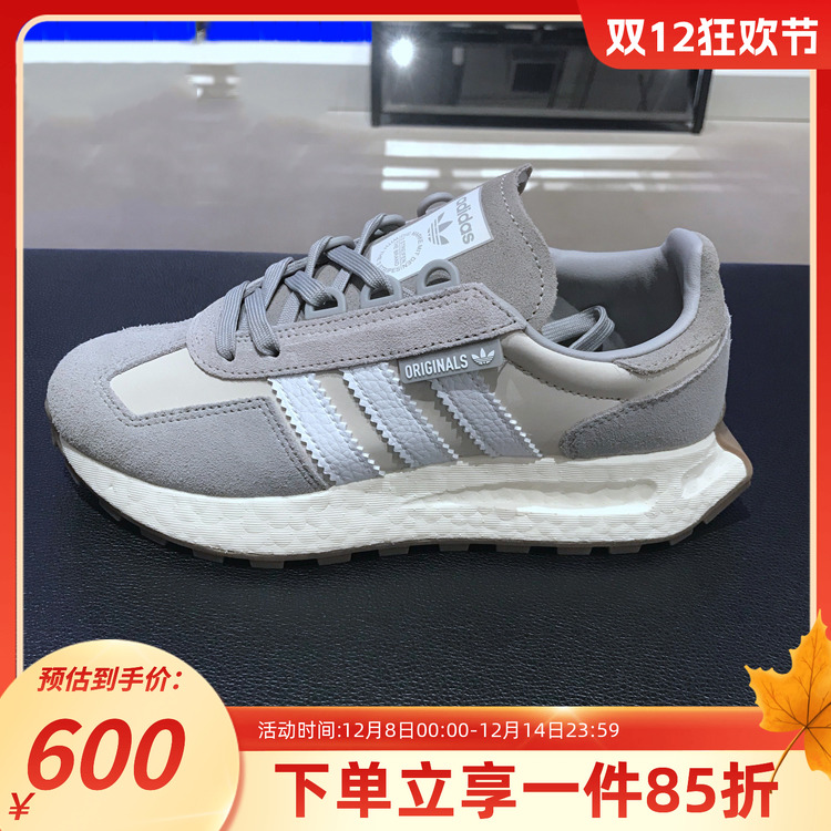 跑步鞋阿迪达斯三叶草男鞋