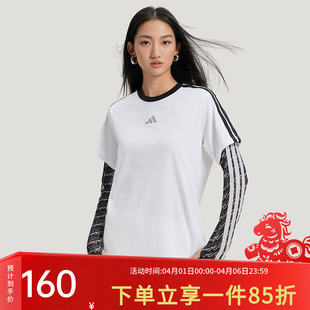 新款 2026春季 T恤KB7759 TEE 运动休闲宽松短袖 阿迪达斯女装