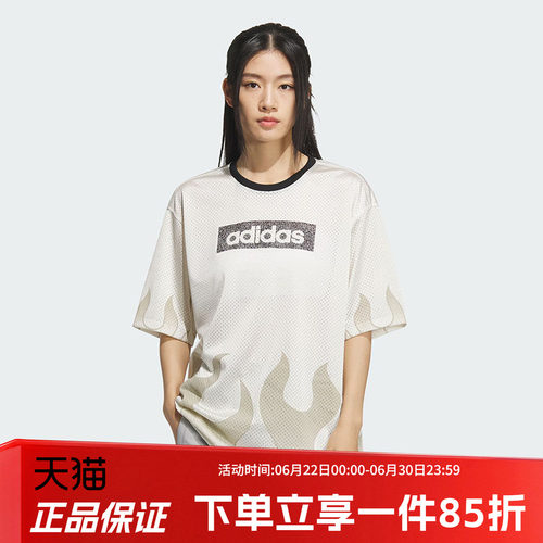 阿迪达斯三叶草女款宽松短袖