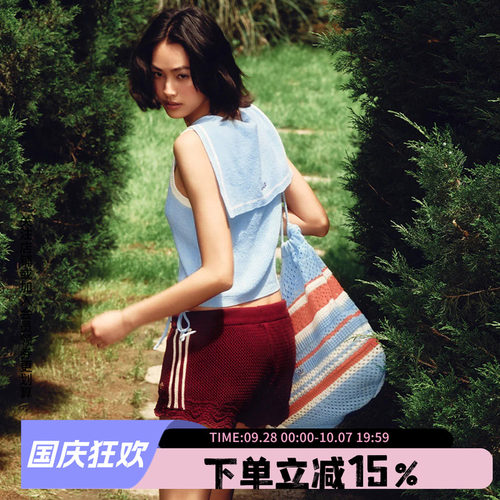 阿迪达斯三叶草女款单肩包