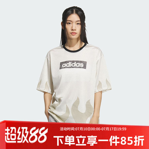 阿迪达斯三叶草女款宽松短袖