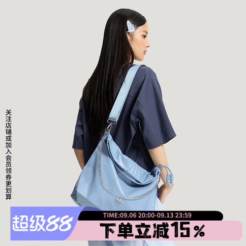 阿迪达斯三叶草单肩斜挎包