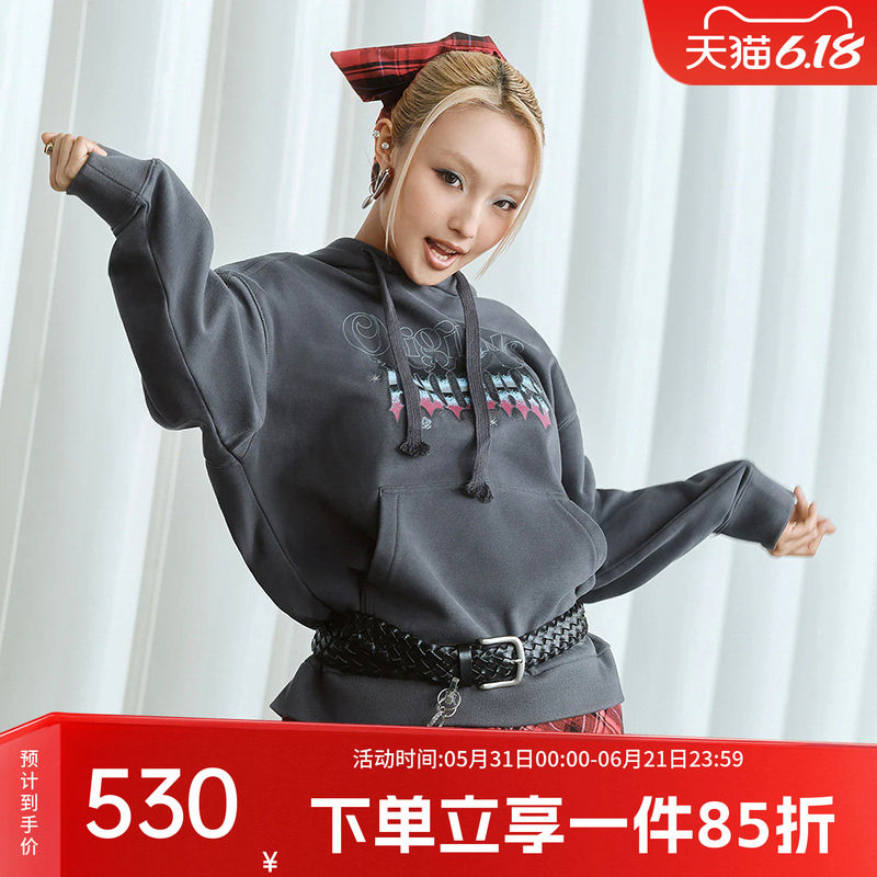 阿迪达斯三叶草男装女装2026春季新款运动连帽卫衣套头衫KT6373
