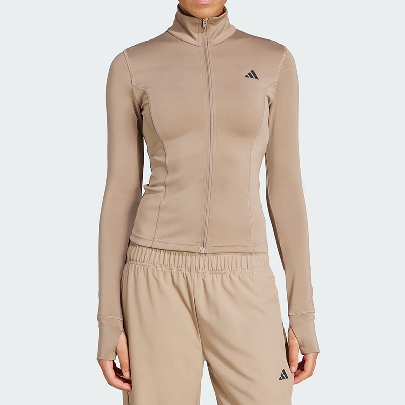 阿迪达斯女修身夹克外套