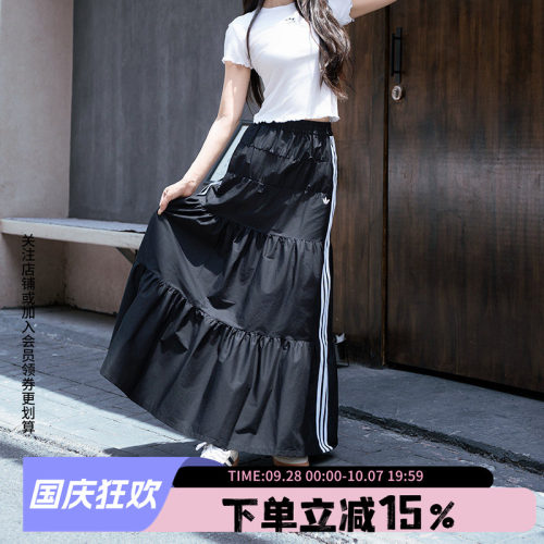 阿迪达斯三叶草女款休闲长裙