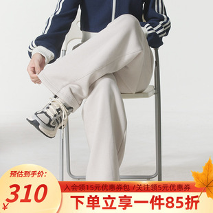 新款 2025秋季 FLEECE PNT adidas阿迪达斯针织长裤 运动休闲裤 女装