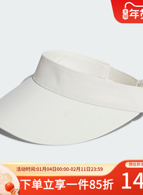 阿迪达斯男帽女帽W SPORT VISOR 户外健身运动帽遮阳空顶帽KE9963