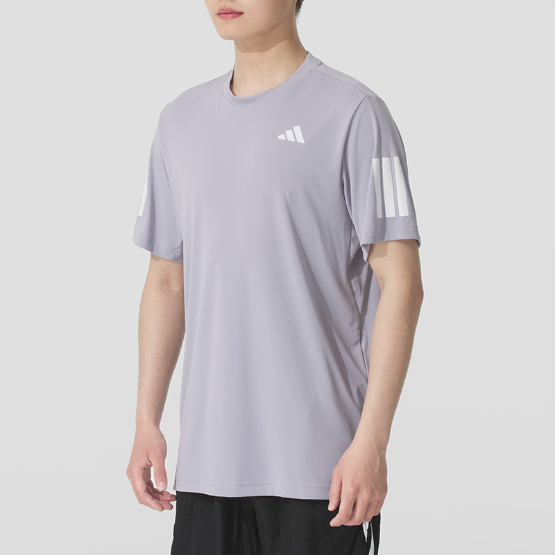 阿迪达斯男款快干运动短袖