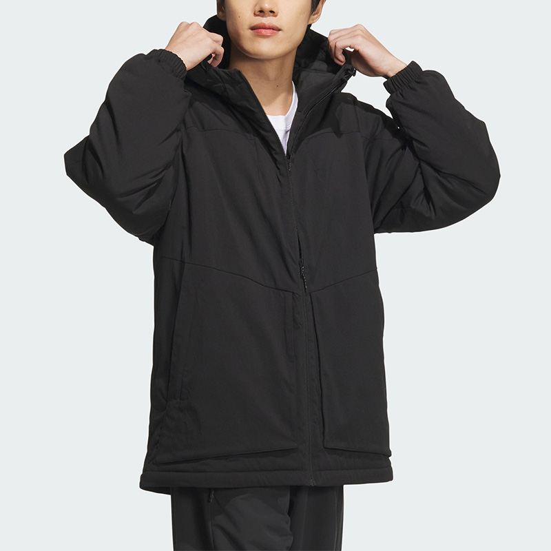 阿迪达斯男装棉服外套