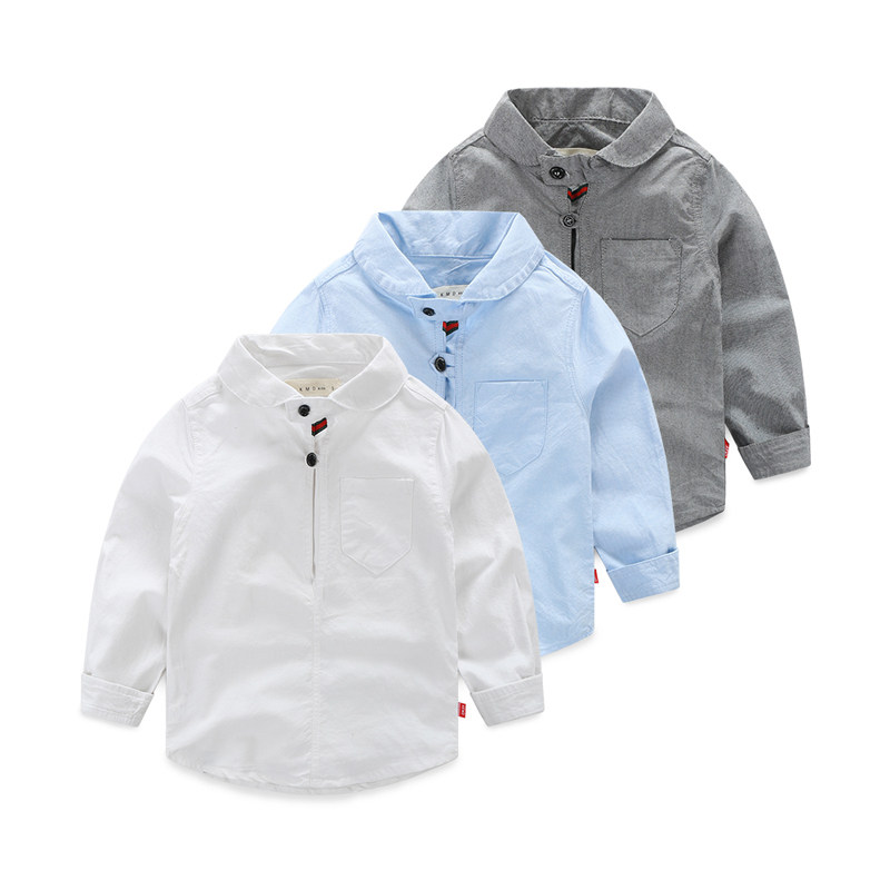 Chemise garcon à manche longue - Ref 2073120 Image 1