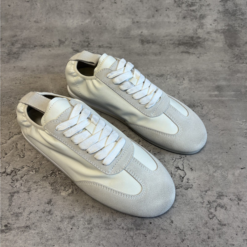 莞产德训鞋 上脚真软 小众复古头层牛皮拼接运动平底休闲鞋女单鞋,女鞋,时尚休闲鞋,淘宝优惠券,粉丝福利购,淘宝优惠卷