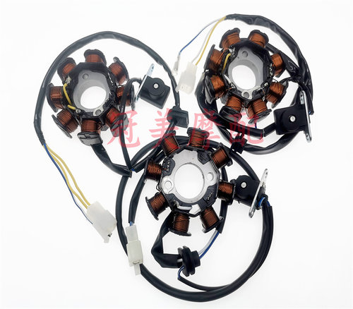 适用于小公主100 喜悦忧悦WH100T-A-B-H-F-G点火线圈定子磁电线圈