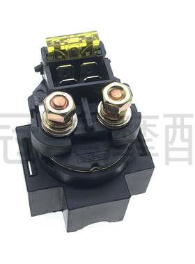 适用建设雅马哈摩托车JS125-7A-C-6A-F-V6骏风骏将起动马达继电器