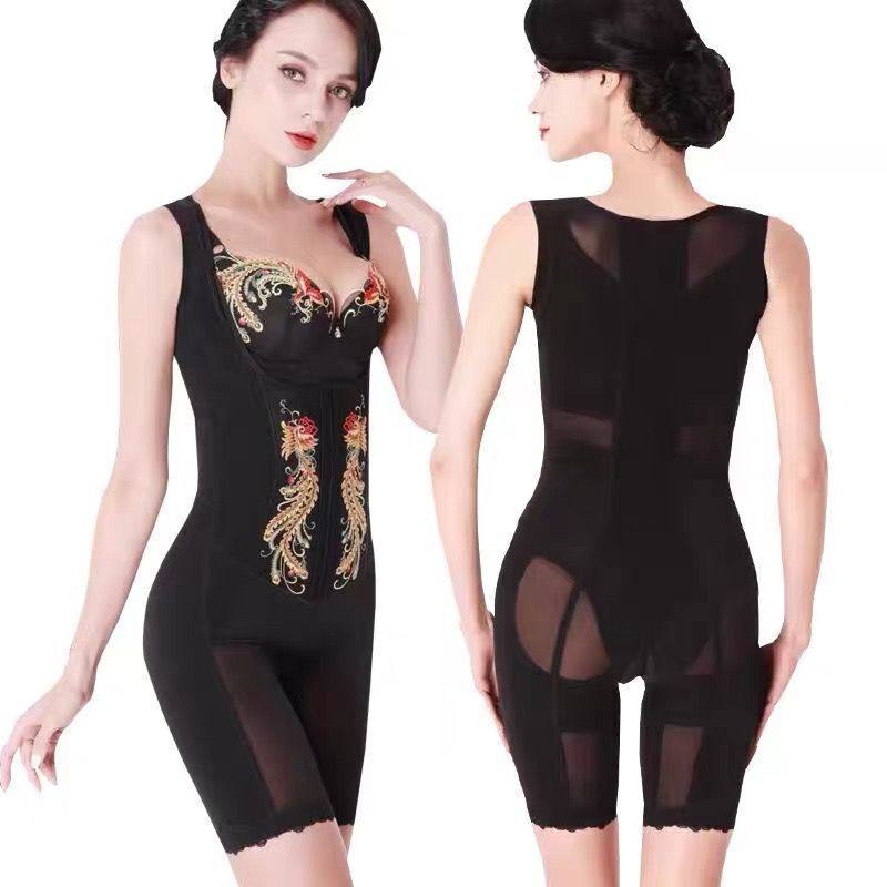 鸿运当头连体衣女身材管理器体雕强压收腹产后塑形塑身衣套装纤体