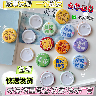 学生奖励徽章胸针背包挂件胸章