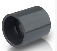 UPVC给水直接直通上水管pvc粘胶水冷水管配件等径接头连接20 25