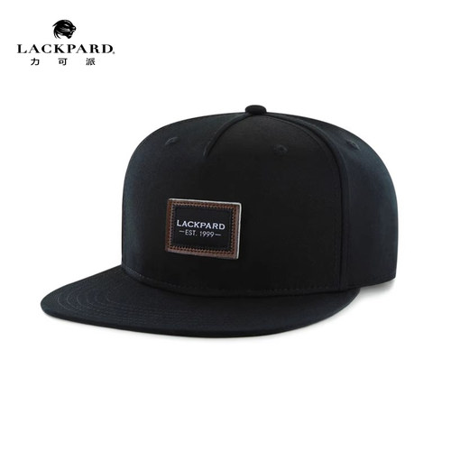 LACKPARD黑色潮牌紫外线平板帽子